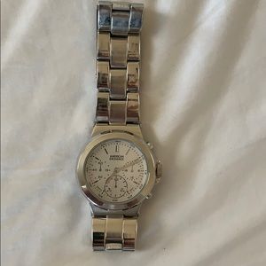 American Exchange Silver boyfriend watch